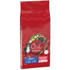 Purina ONE Hundar Husdjur Purina ONE Medium Maxi Adult Nötkött & Ris 2 x 12 kg