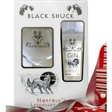 Beer & Spirits Black Shuck White Label Gin & Glass Set