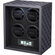 Watch Winders Benson Winder Black Series Leather 4.22.CF Carbon Fibre