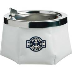 Marine Business Anchor Ashtray Silver