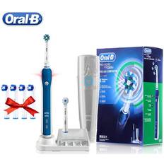 Oral-B 3D Smart Electric Toothbrush Pro4000 Pressure Sensor Timer Long Lasting Battery Tooth Brush 4 Gift Replacement Brush Head