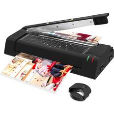 Laminating Machines Dreamshow 13 inch Wide Laminator, 7 in 1 A3 A4 A6 Thermal Laminator Laminating Machine with Paper Cutter for Office Home Use 50 Pouches and Corner Rounder