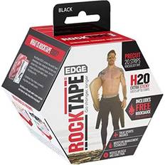 Kinesiology Tape ROCKTAPE H2O Edge Highly Water-Resistant Kinesiology with Travel Case, 20 Pre-Cut Strips