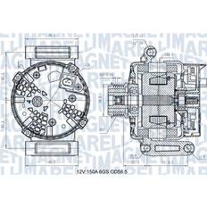 Magneti Marelli Alternator MQA15461