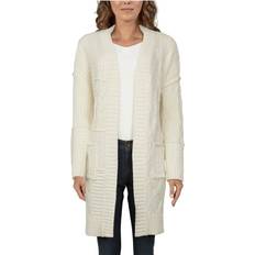 Natural - Women Cardigans Natural Reflections Mixed-Stitch Cardigan for Ladies Birch