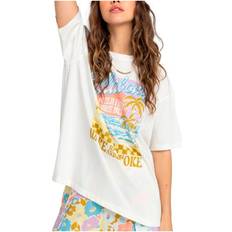 Billabong T-shirts Billabong Women's Wake Up And Stoke S/S T-shirt hvid