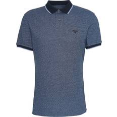 Barbour Polo Shirts Barbour Powburn Jacquard Cotton Polo