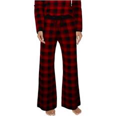 Pants & Shorts Natural Reflections Buffalo Plaid Sweater-Knit Pants for Ladies Red/Black Buffalo