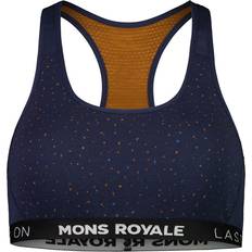 Damen - Kupfer - Trainingsbekleidung Mons Royale Women's Sierra Sports Bra Sport-BH Gr blau