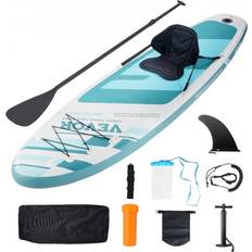 SUP Sets VEVOR CQJBDZYKDZYK39IDTV0 10.6 ft. Inflatable Stand Up Paddle Kayak Board with Seat Accessory