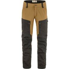 Fjällräven Keb Trousers Reg, Dark Grey-Buckwheat Brown, Teknisk vandringsbyxa stretch och G-1000 Eco