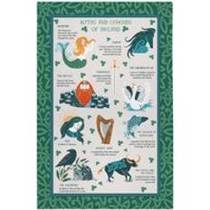 Green Kitchen Towels Ulster Weavers 'Myths & Legends' Graphic Print Cotton Tea Kitchen Towel Green