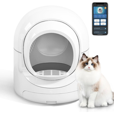 Biwave Automatic Cat Litter Box Self Cleaning, Smart Cat Litter Box APP Control/Odor