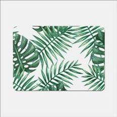 Green Place Mats Warren Reed Watercolour Tropical Leaves Place Mat Green