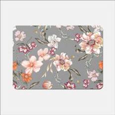 Grey Place Mats Warren Reed Lily, Tulip, Daisy Colorful Place Mat Grey
