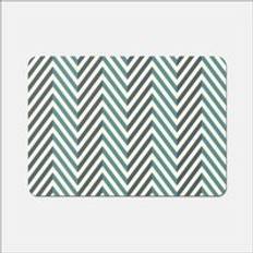 Turquoise Place Mats Warren Reed Geometric Herringbone Chevron Blues Place Mat Turquoise