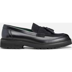 Low Shoes Vinny's Men's Le Club Horsebit Snaffle Leather Loafers Black