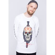 Abbigliamento Vikings Berserker White Longsleeve Weiß