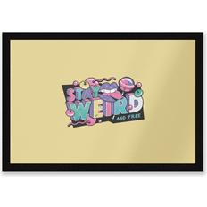 Decorsome Stay Weird Entrance Mat