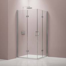 Foldedøre Brusekabiner Bernstein Foldevæg til brusebad, rigtigt NANO-glas EX213 800x800x1950mm