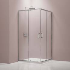 Porta scorrevole Docce Bernstein Box Doccia Angolare EX506-80 x 80 cm 6 mm 800x800x1950mm