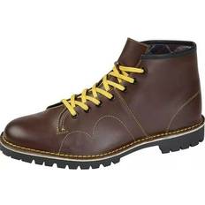 grafters unisex original leder 60s mod affe stiefel Wein Leder
