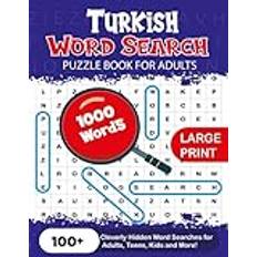 Turkish Books Turkish Word Search Puzzles Book fo Adults: Large Print for Adults in Turkish The LARGEST PRINT Word Search Game for Adults & Seniors Find 1000 Fun with 100 Jumbo Puzzles Activity Book (Geheftet)