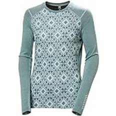 Helly Hansen Women’s LIFA Merino Midweight Graphic Long-Sleeve Crew Layer