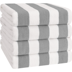 Linen Bath Towels American Soft Linen Cotton 4 Bath Towel Gray