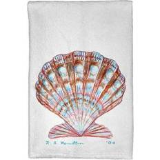 Polyester Kitchen Towels Betsy Drake KT112 Scallop Shell Kitchen Towel