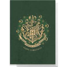 Christmas Cards & Invitations Decorsome Harry Potter Crest Happy Christmas Greetings Card Standard Card
