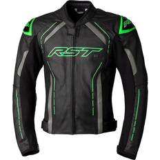 Rst S1 Motorcycle Leather Jacket, black-yellow Man
