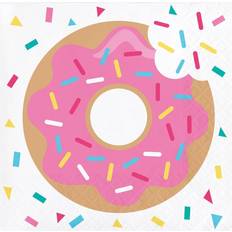 Creative Converting Donut Beverage Napkin 65 x 65 Multicolor