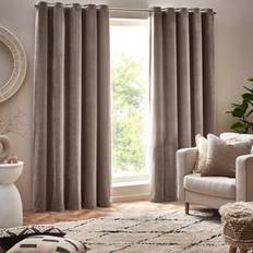 Grey Curtains Yard Heavy Chenille Lined
