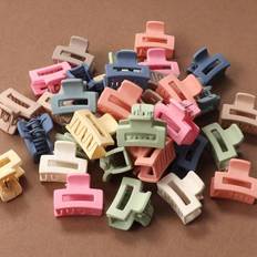 Shein Random Color 20pcs Matte Finish Cute Hair Clips For Women, Perfect For Daily Use