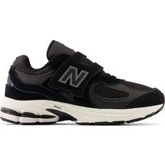 New Balance Leather Trainers New Balance Little Kid's 2002 Hook & Loop - Black with Phantom