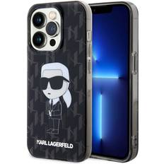 Karl Lagerfeld Mobile Phone Covers Karl Lagerfeld Case iPhone 15 Pro Smartphone Hülle, Schwarz