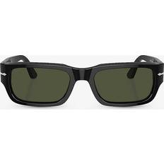 Persol Herr Solglasögon på rea Persol Black PO3347S Adrien Rectangle-frame Acetate