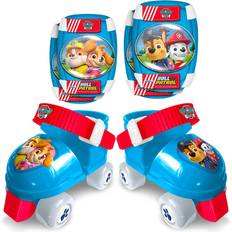 Patins à Roulettes et en Ligne Paw Patrol Set Patins Roulettes et coudières/genouillères Ajustable du 23 au 27 Pat Patrouille PA450035