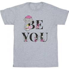 Elephants T-shirts Children's Clothing Disney Girl's Dumbo Be You Cotton T-shirt - Grey