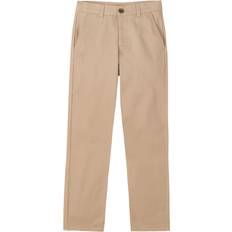 Izod Boys School Uniform Twill Khaki Pants Flat Front Comfortable