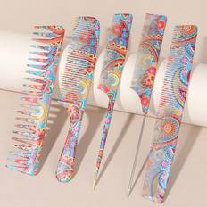 Shein 5pcs Professional Hair Cutting Styling Comb