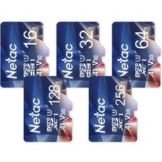 Netac Netac mikro sd-kort minnekort klasse 10 tf- kort 64gb 256gb 512gb 128gb 32gb 16gb max 100mb/ s sd tf blits microsd-kort til telefon