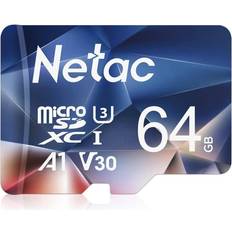Netac Netac mikro sd-kort minnekort klasse 10 tf- kort 64gb 256gb 512gb 128gb 32gb 16gb max 100mb/ s sd tf blits microsd-kort til telefon