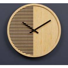 Julian Charles Vitus Wooden Natural Wall Clock