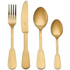 Gold Cutlery Sets Mikasa Soho Gold Cutlery Set 16pcs