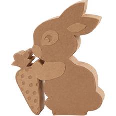 Inredningsdetaljer Creativ Company Rabbit Nature Påskdekoration 18cm
