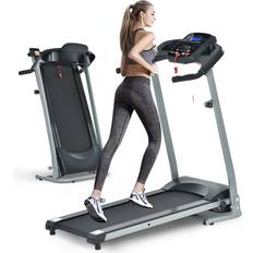 Fitness Machines HomJoones Home Foldable Treadmill with Incline Folding for Workout