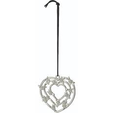 Zink Weihnachtsbaumschmuck Rosendahl Karen Blixen Heart Garland Silver Weihnachtsbaumschmuck 7cm