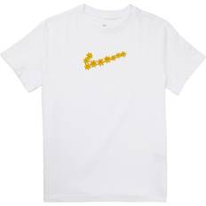 Nike Girl's Daisy Swoosh T-shirt - White